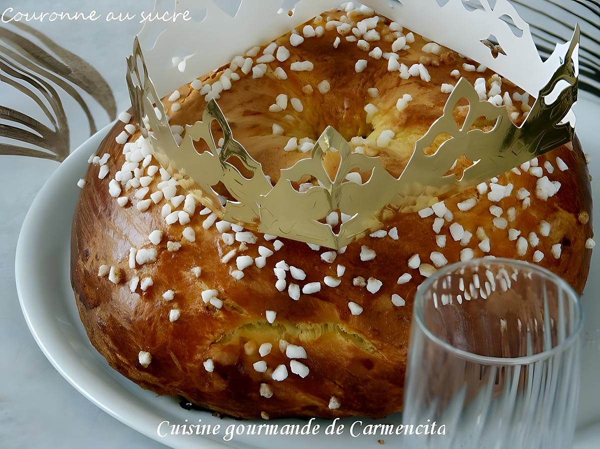 recette Couronne des rois au sucre