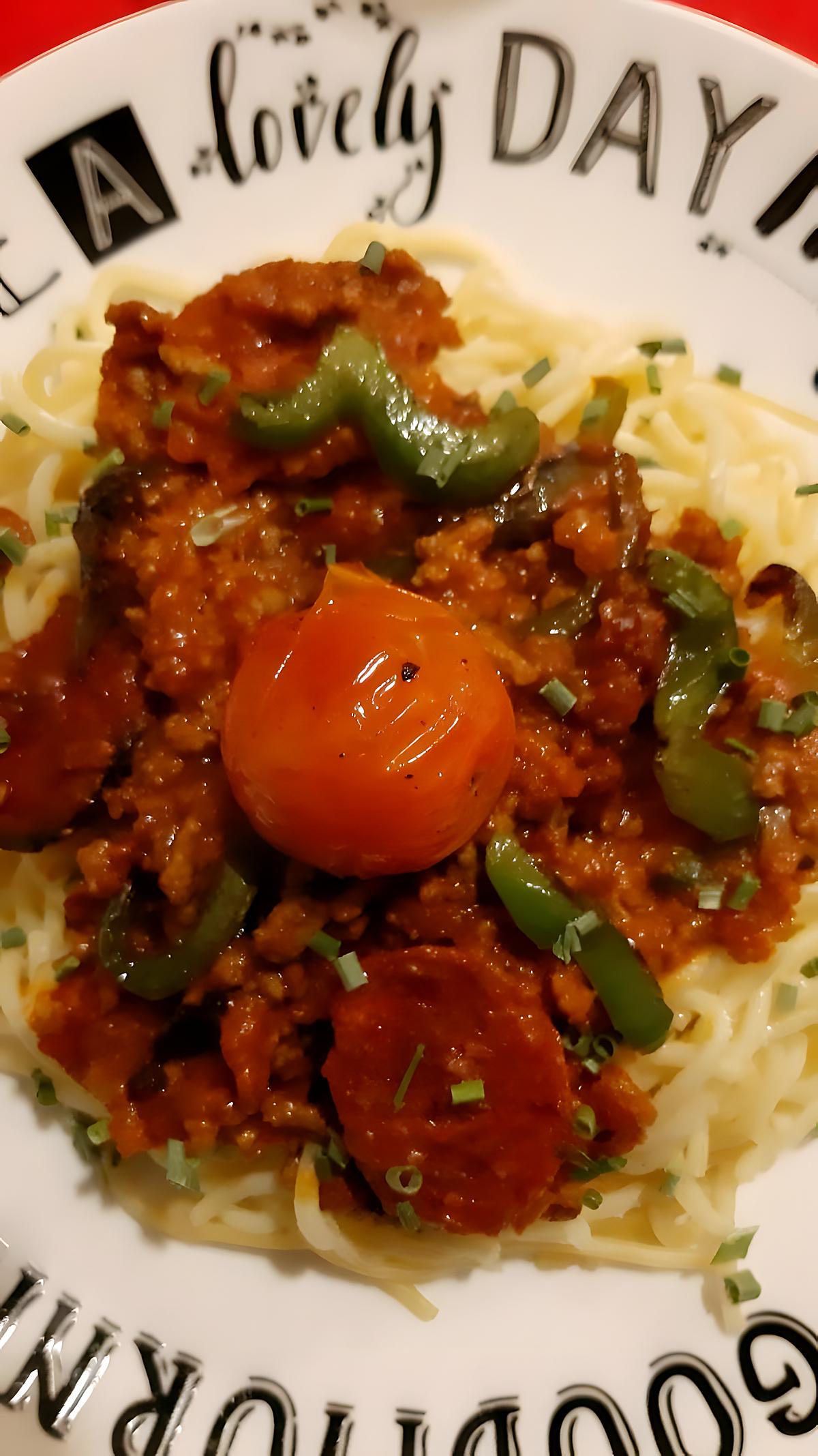 recette Spaghetti Bolognaise Façon España