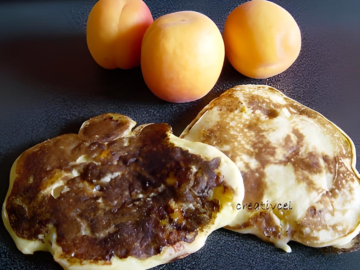 recette blinis aux abricots et à la lavande (prépa 10mns)