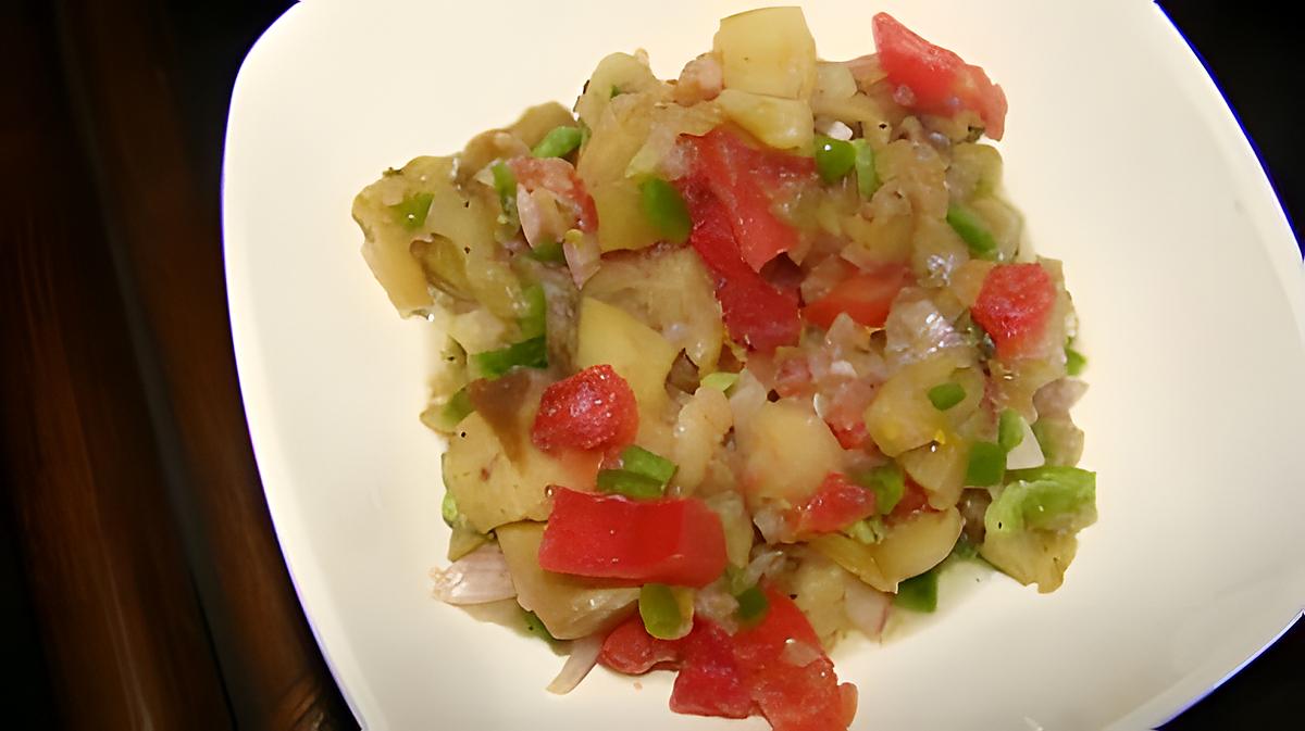 recette Salade d'aubergines