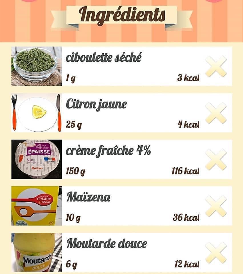 recette SAUCE ALLÉGÉE AU CITRON