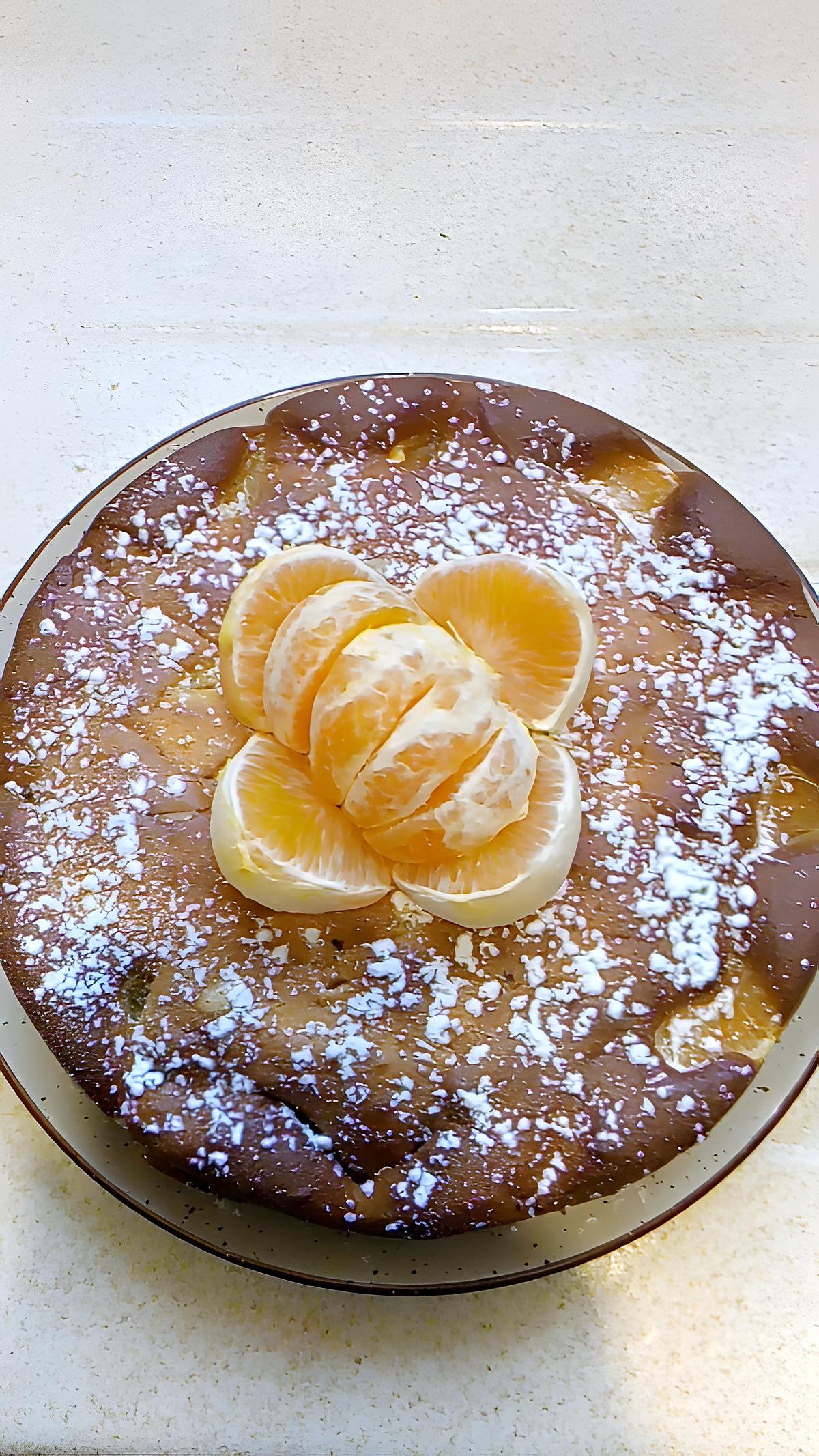 recette clafoutis au philadelphia et mandarine