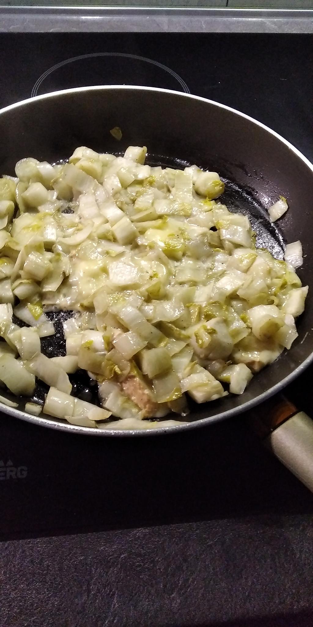 recette Endives braisées au maroilles