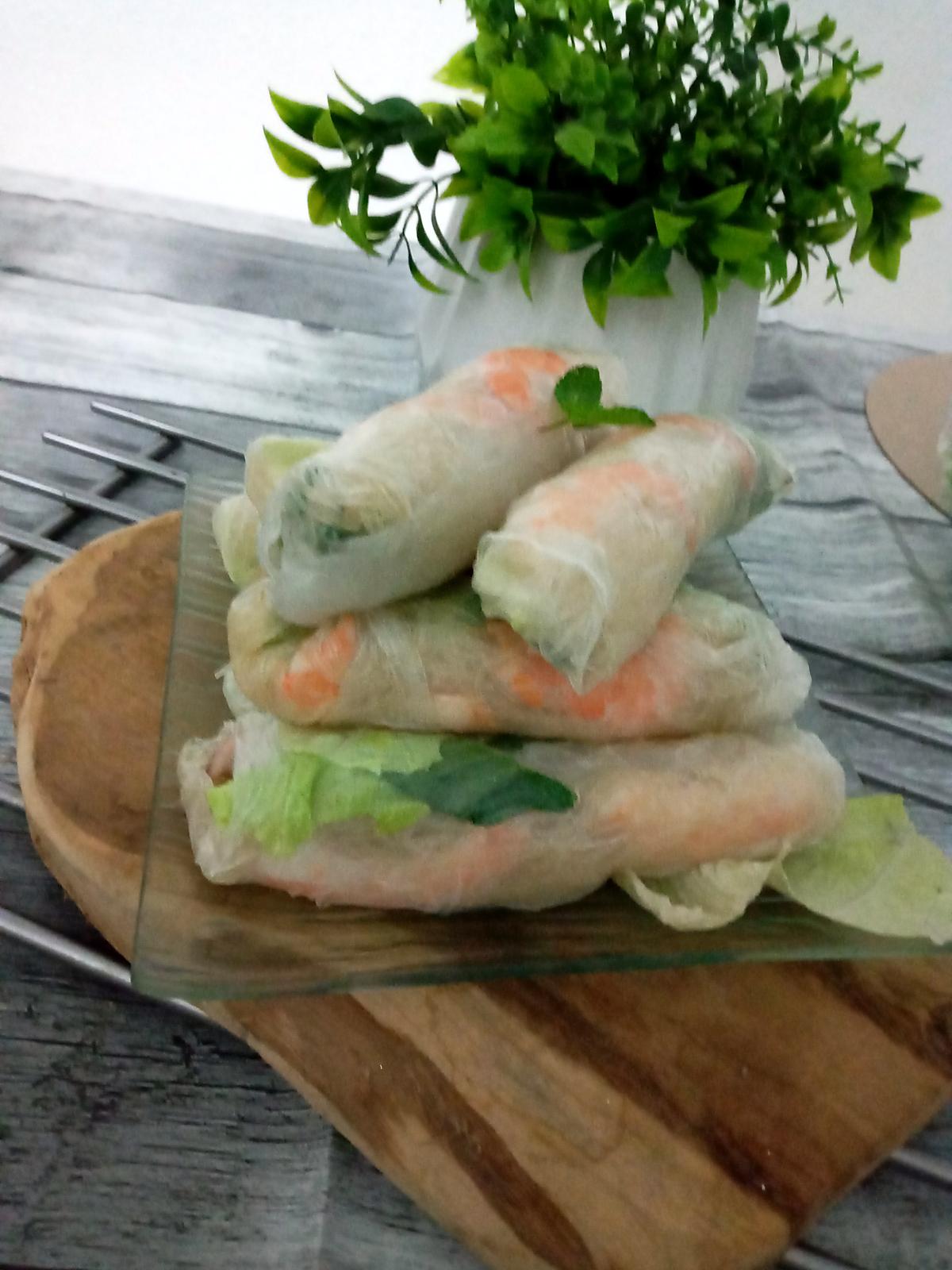 recette Rouleaux de printemps