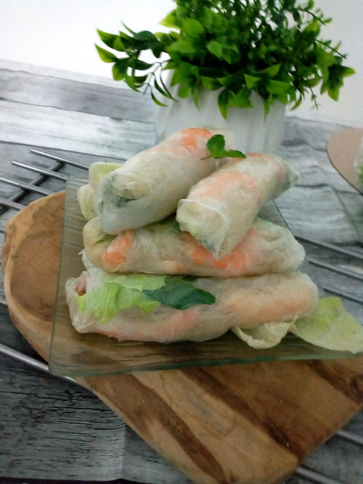 recette Rouleaux de printemps