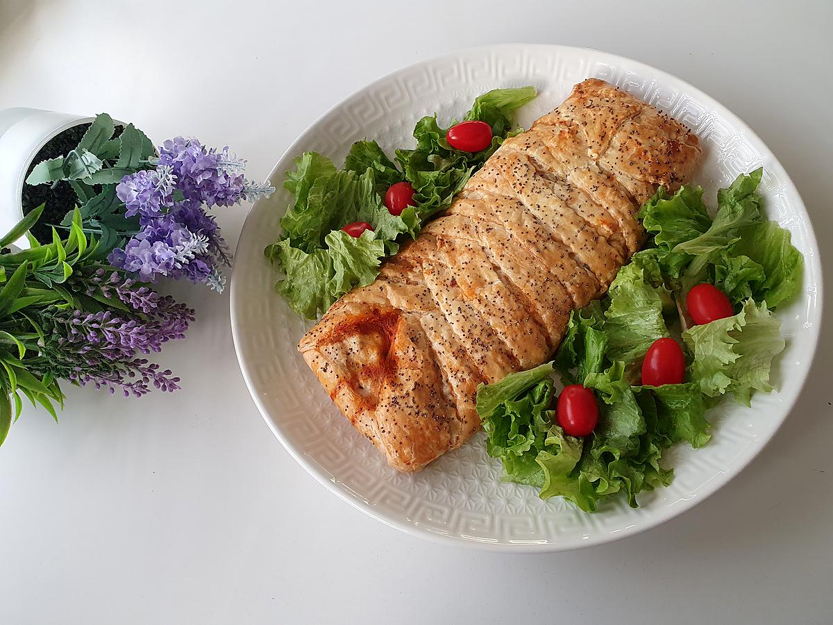 recette TRESSÉ DE VIANDE HACHÉE ET LÉGUMES