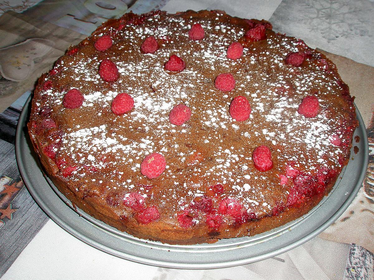 recette Fondant chocolat framboise