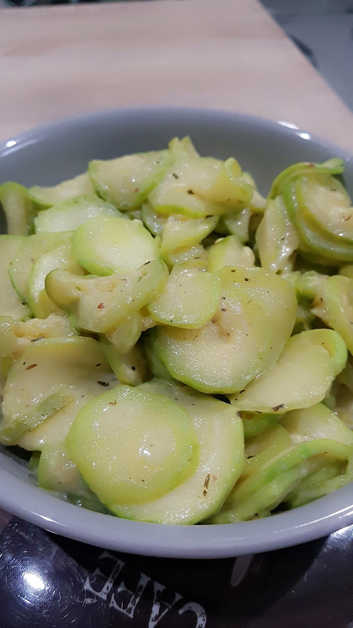 recette Courgettes à la moutarde