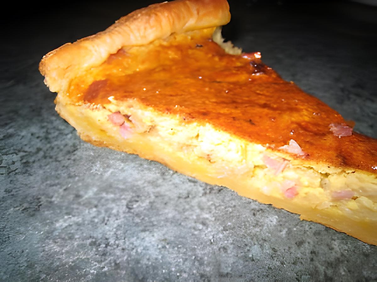 recette Tarte aux oignons façon quiche