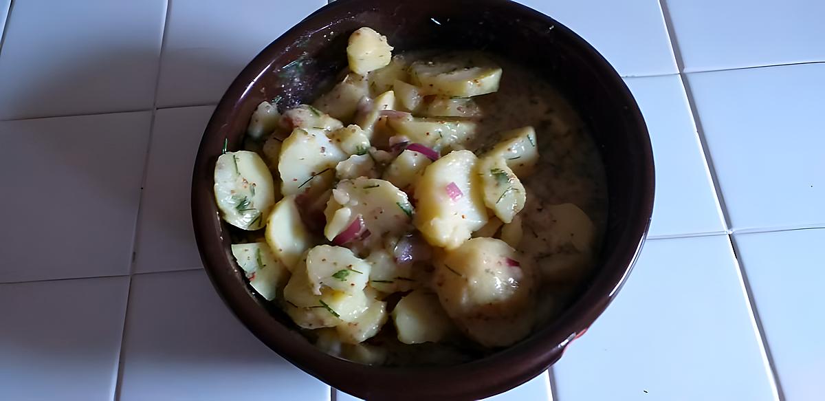 recette salade de pommes de terre alsacienne