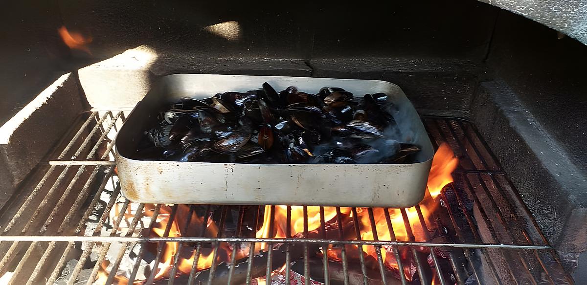 recette Moules au barbecue