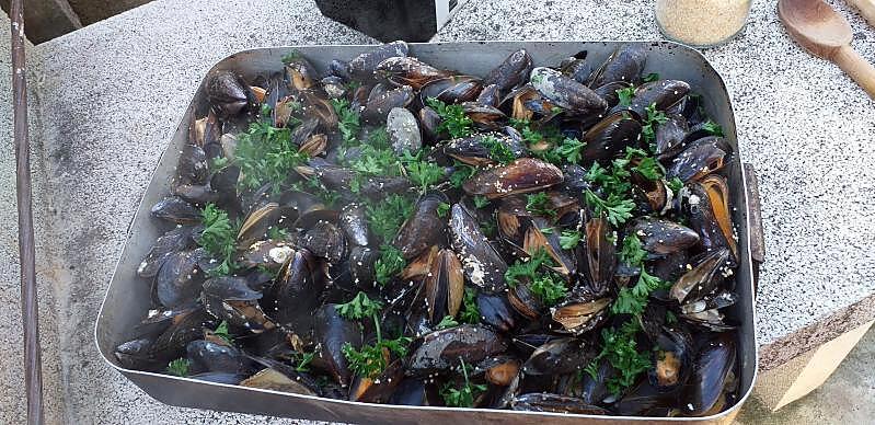 recette Moules au barbecue