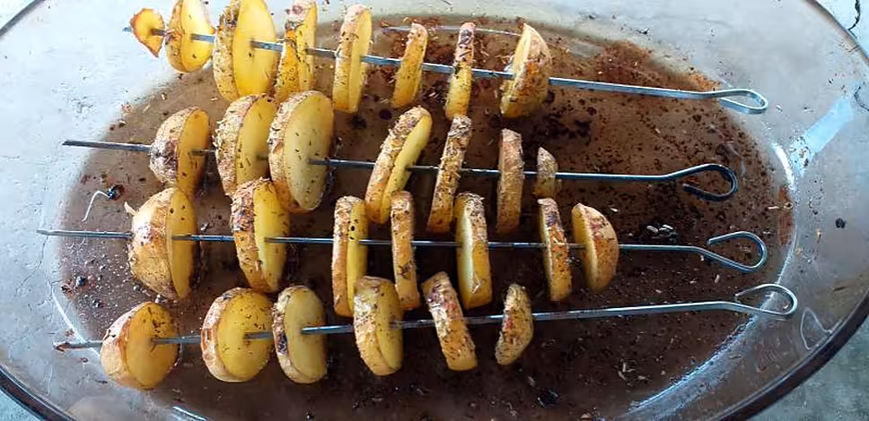 recette brochette de pomme de terre