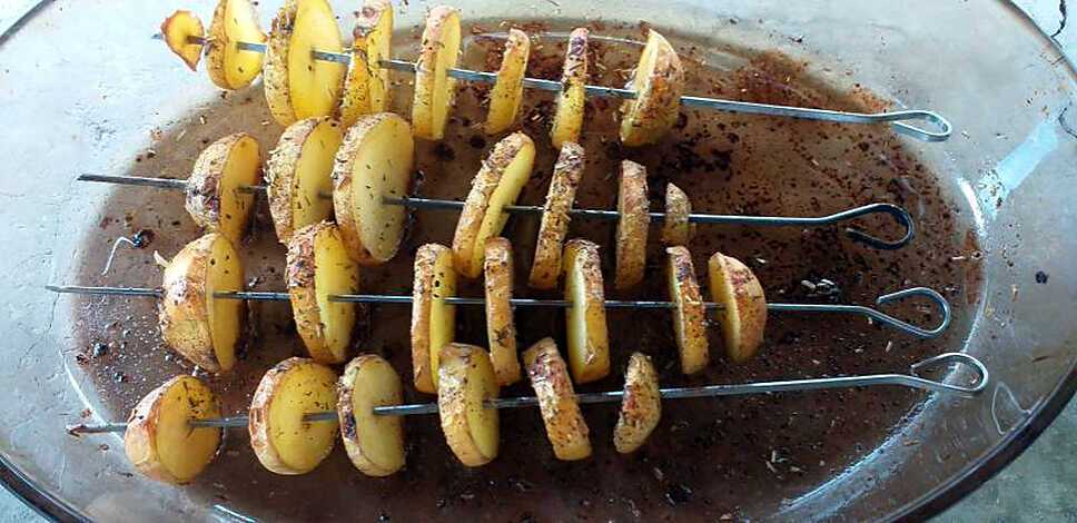 recette brochette de pomme de terre