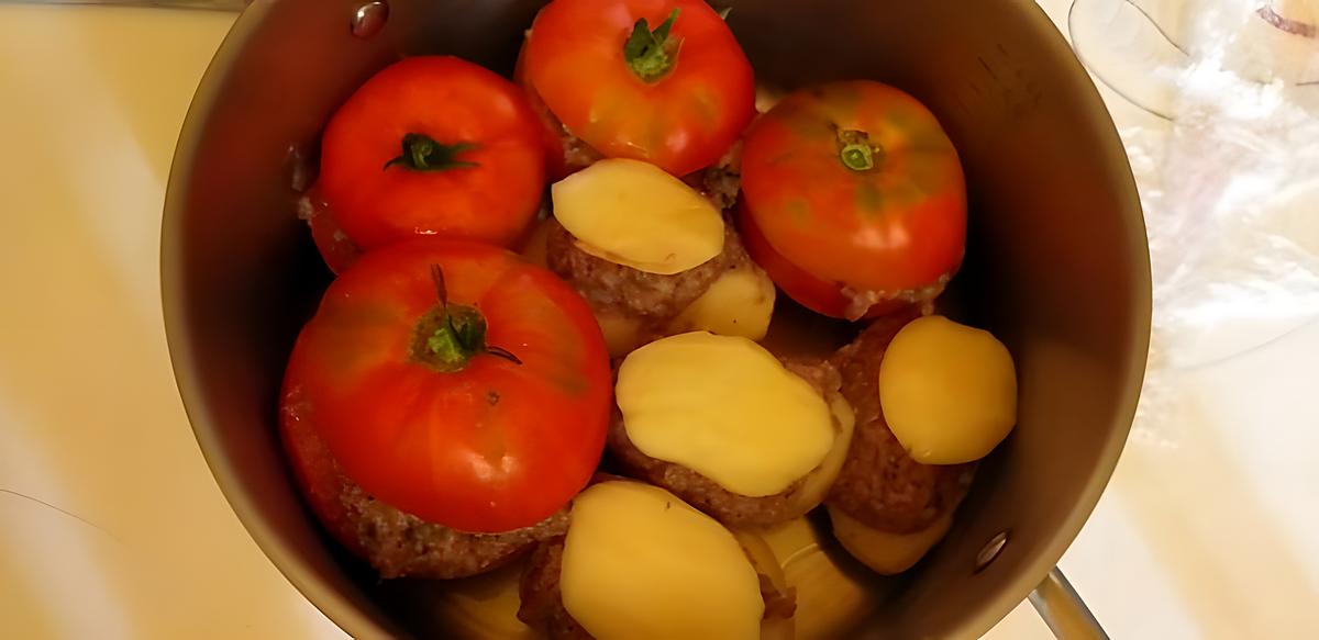 recette tomates et pommes de terre farci