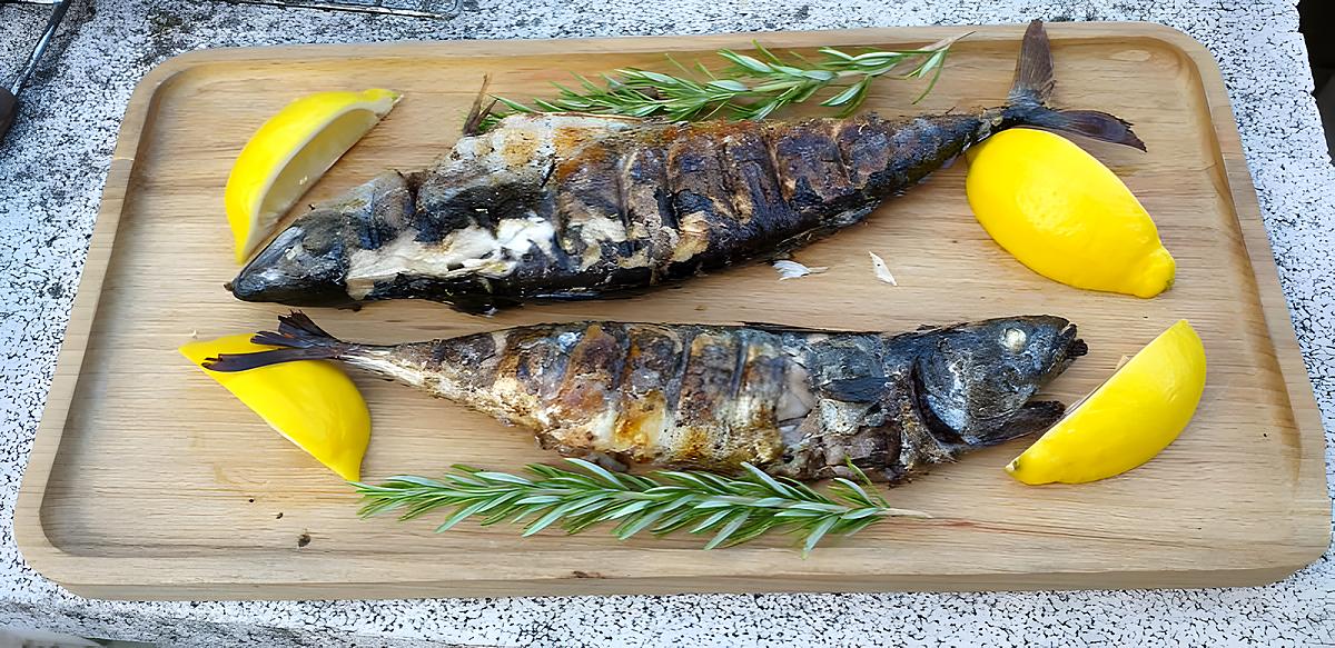 recette maquereaux marinés et grillés au barbecue