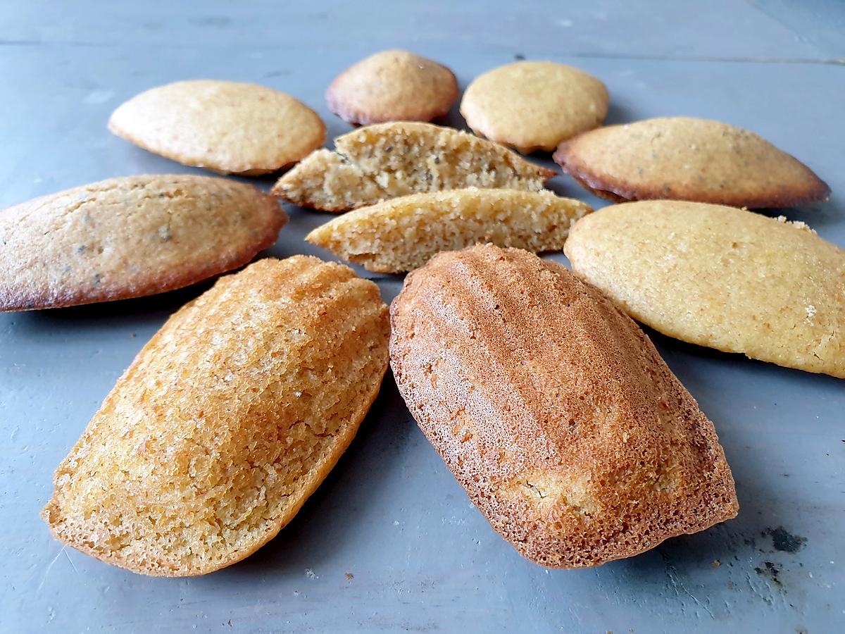 recette Délicieuses madeleines sans gluten sans lactose sans oeuf