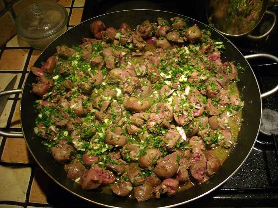 recette rognon de génisse persillé