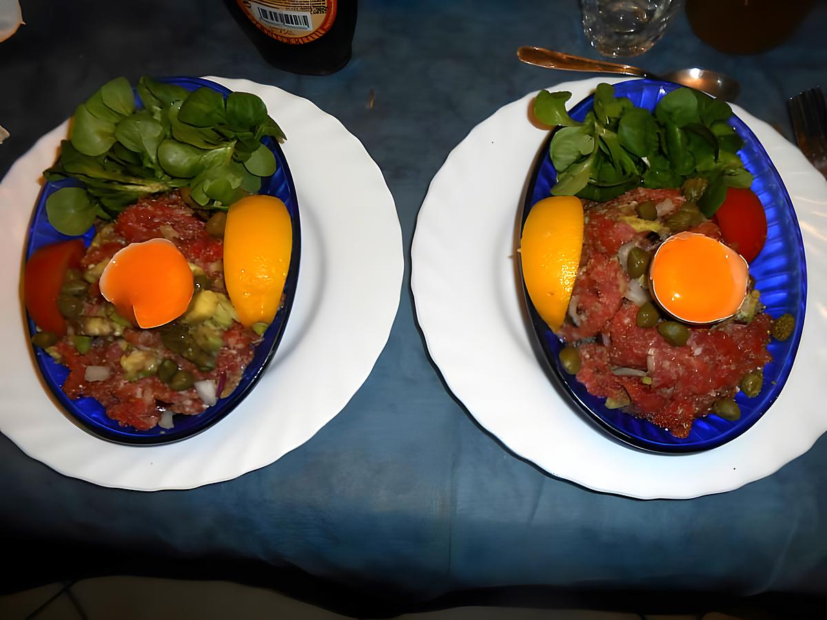 recette tartare coupée au couteau