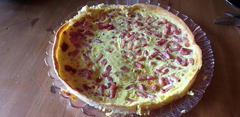 recette quiche aux lardons