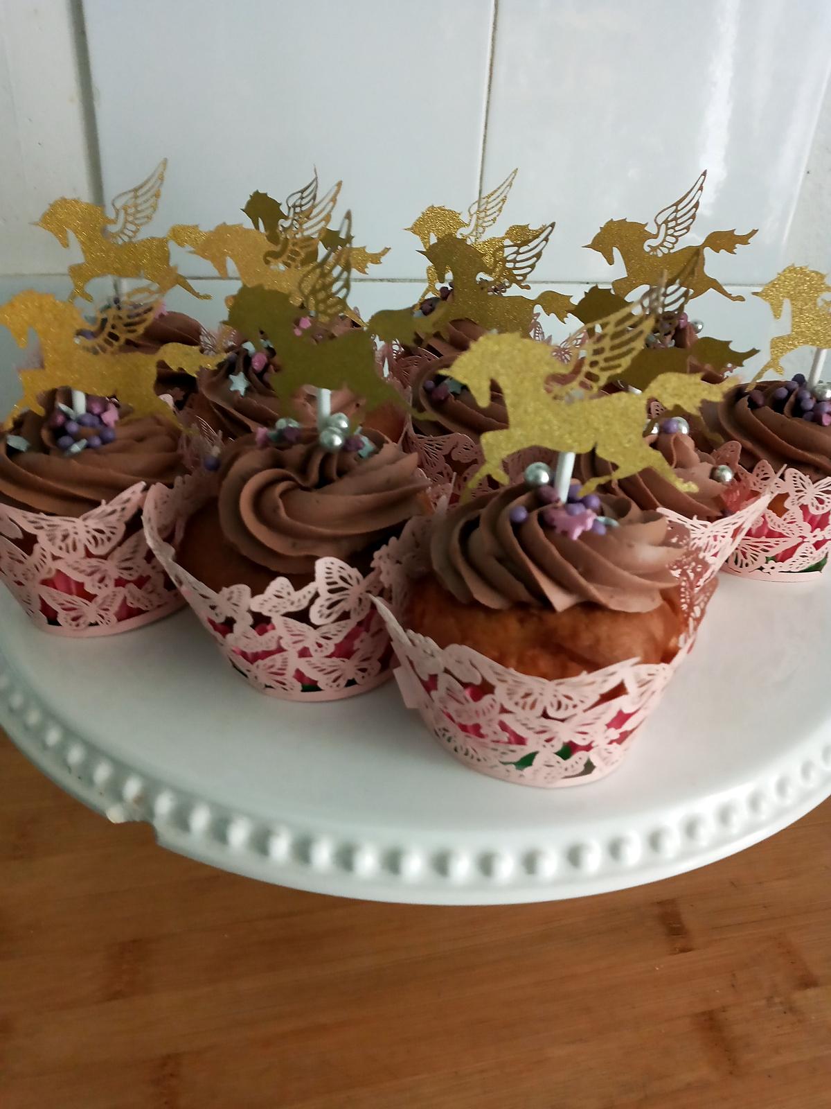 recette Cupcakes ganache chocolat