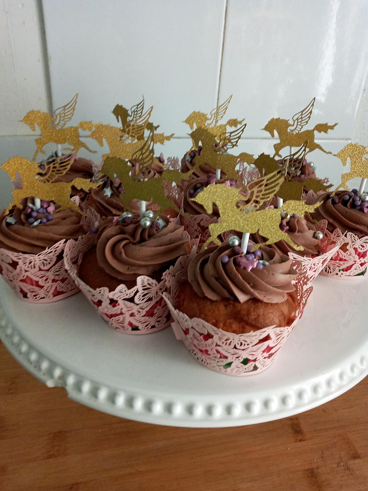 recette Cupcakes ganache chocolat