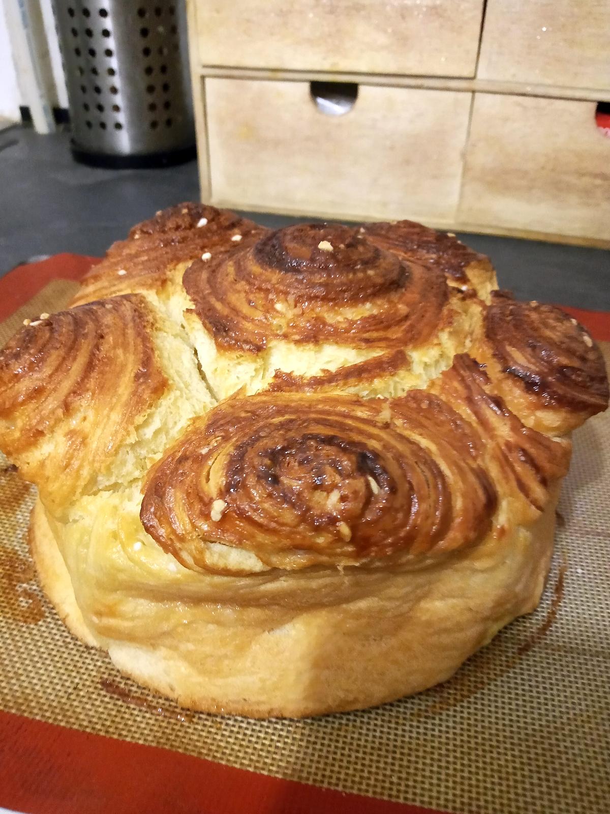 recette Brioche feuilletée