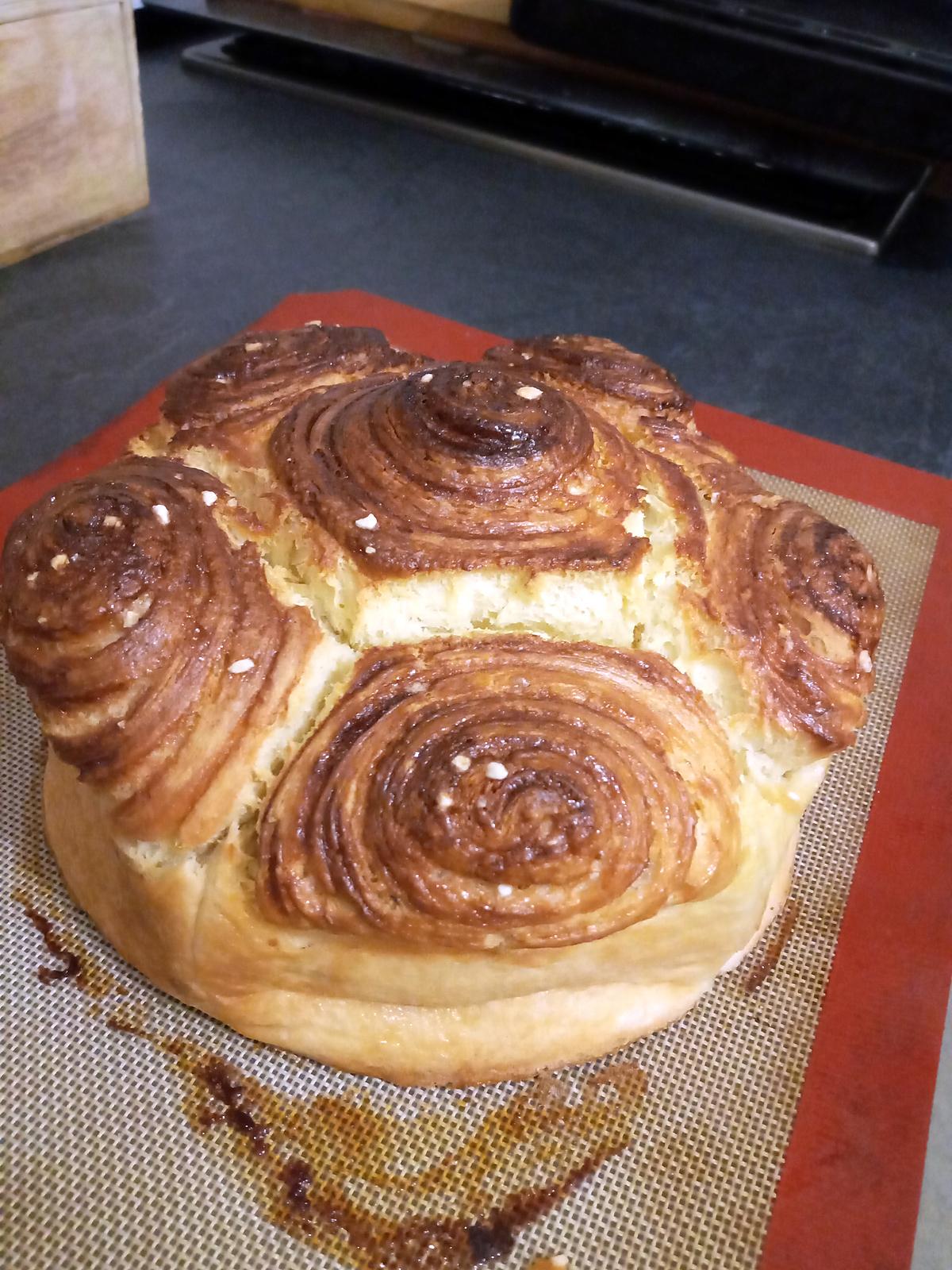 recette Brioche feuilletée