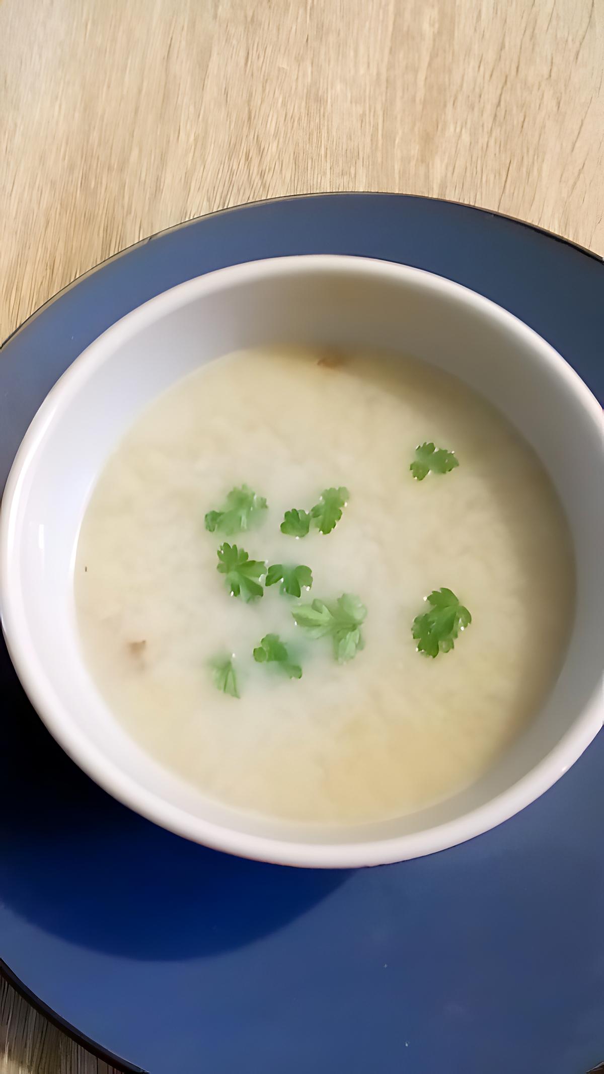 recette velouté d'endives aux lardons fumé et crème de gruyére