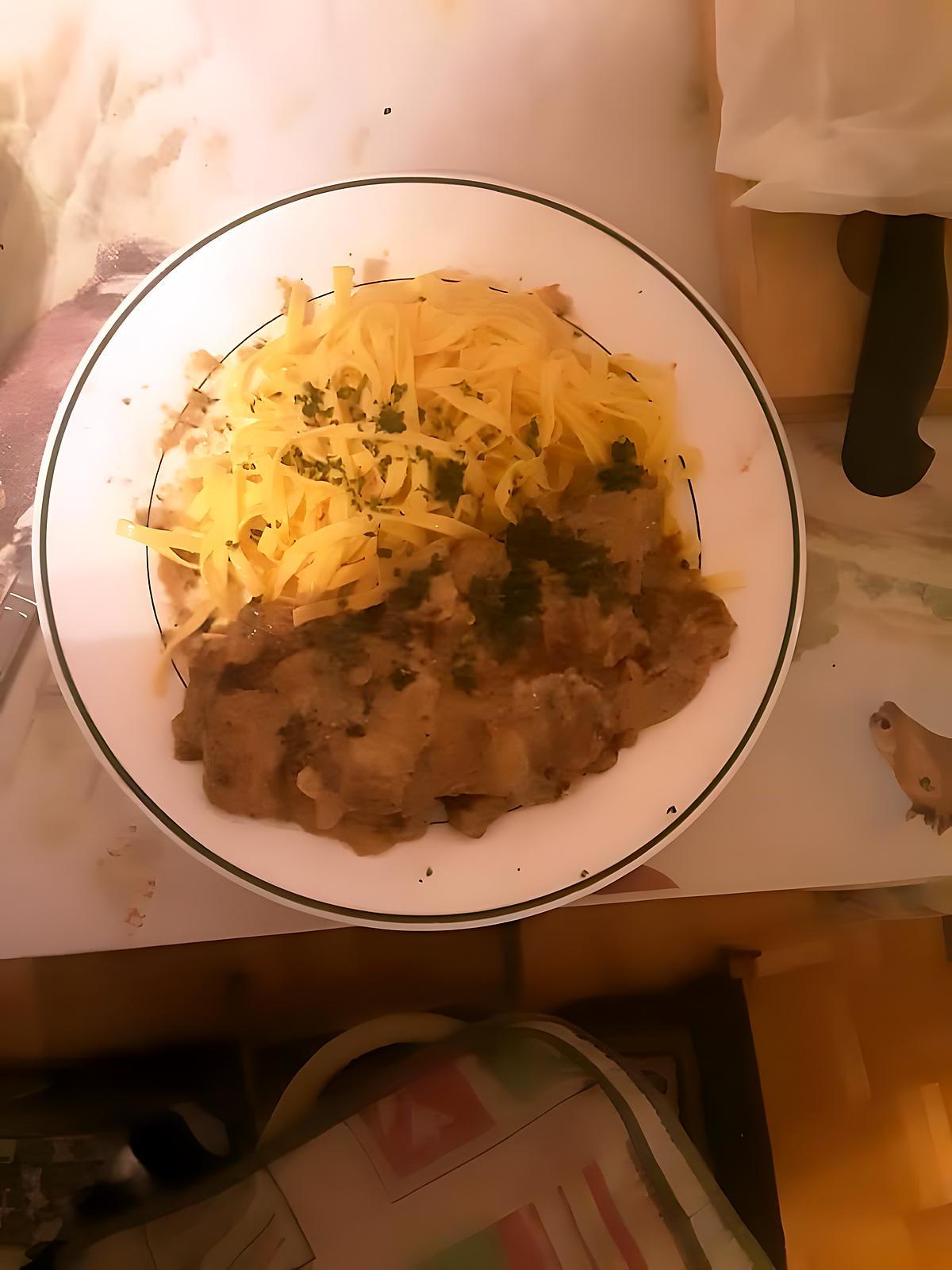 recette Escalopes de veau à la crème et aux champignons