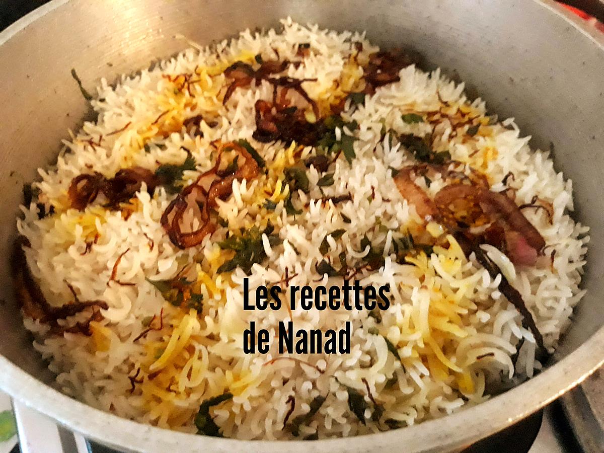 recette Briani poulet (riz épicé)