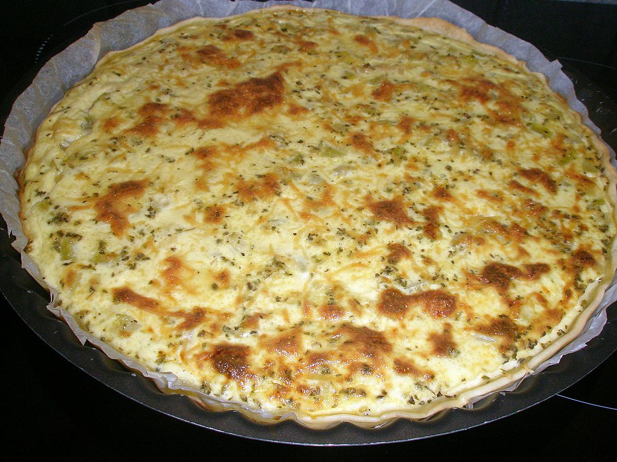 recette Quiche aux courgettes et thon