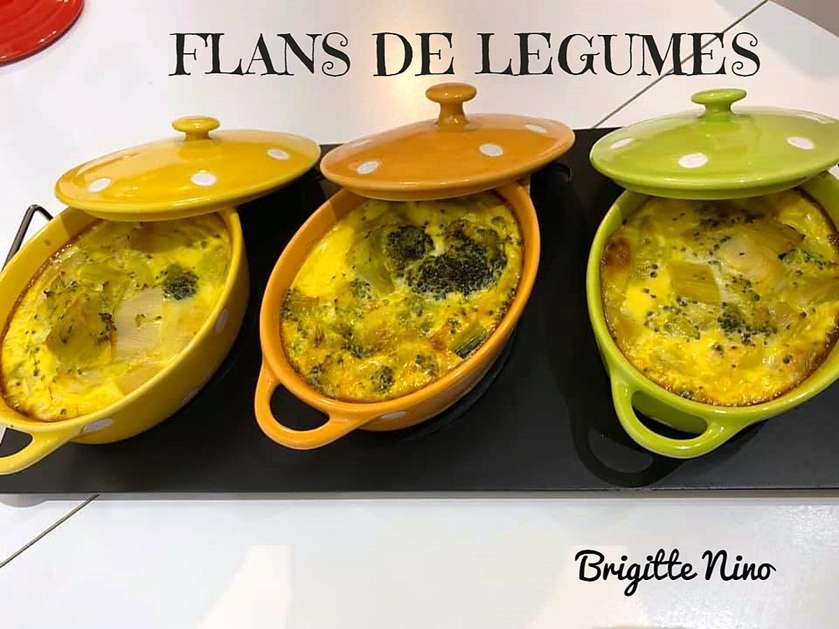 recette Flans  aux légumes