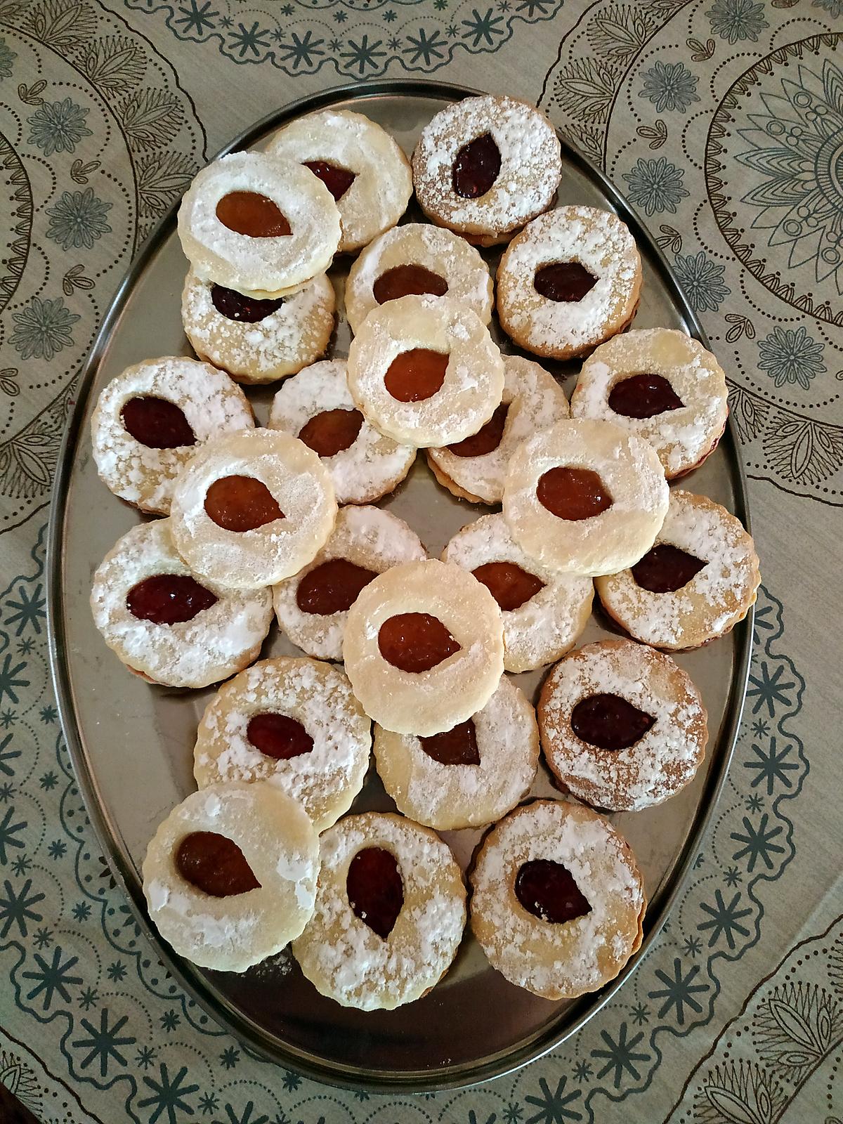 recette Sablés tendres à la confiture