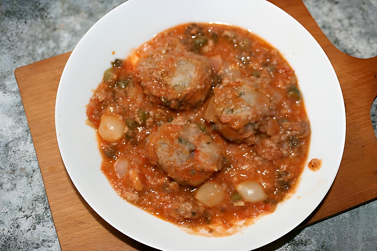 recette Boulettes de Bœuf à la sauce piquante