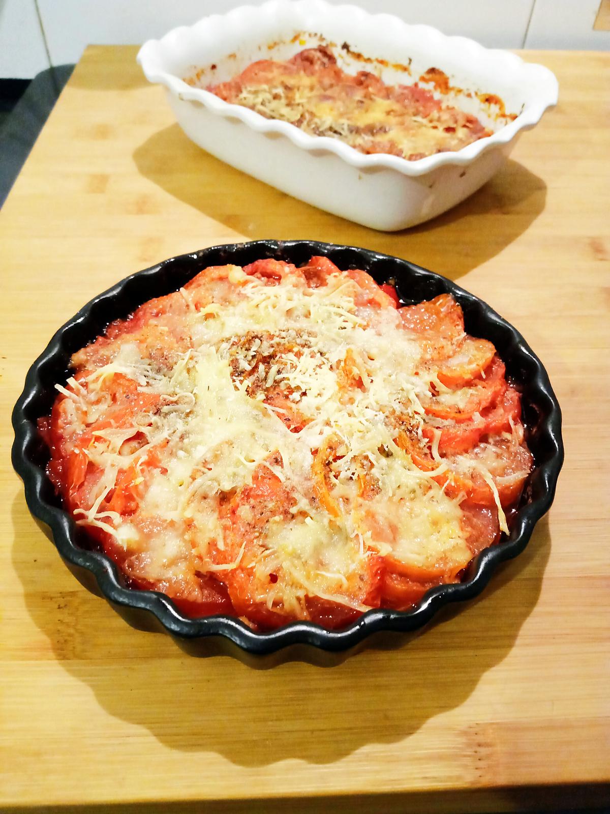 recette Gratin de tomates