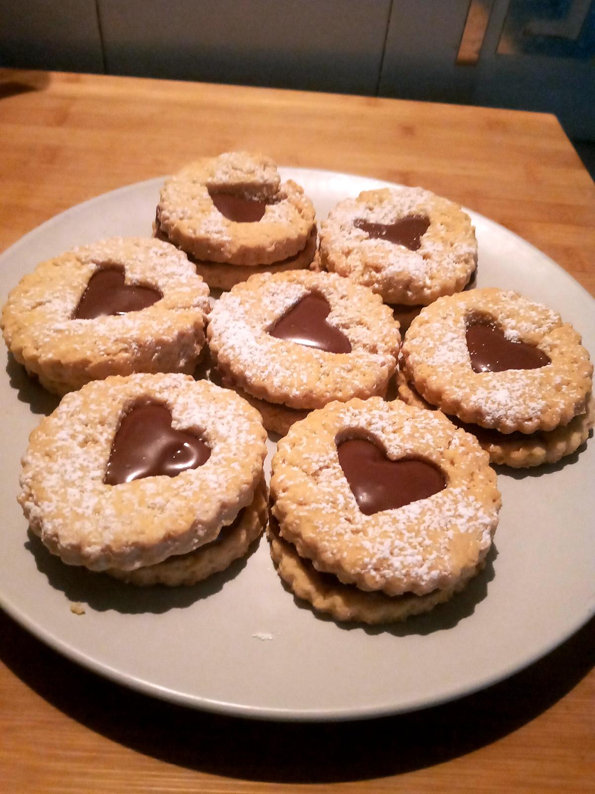 recette Lunettes sablées au chocolat