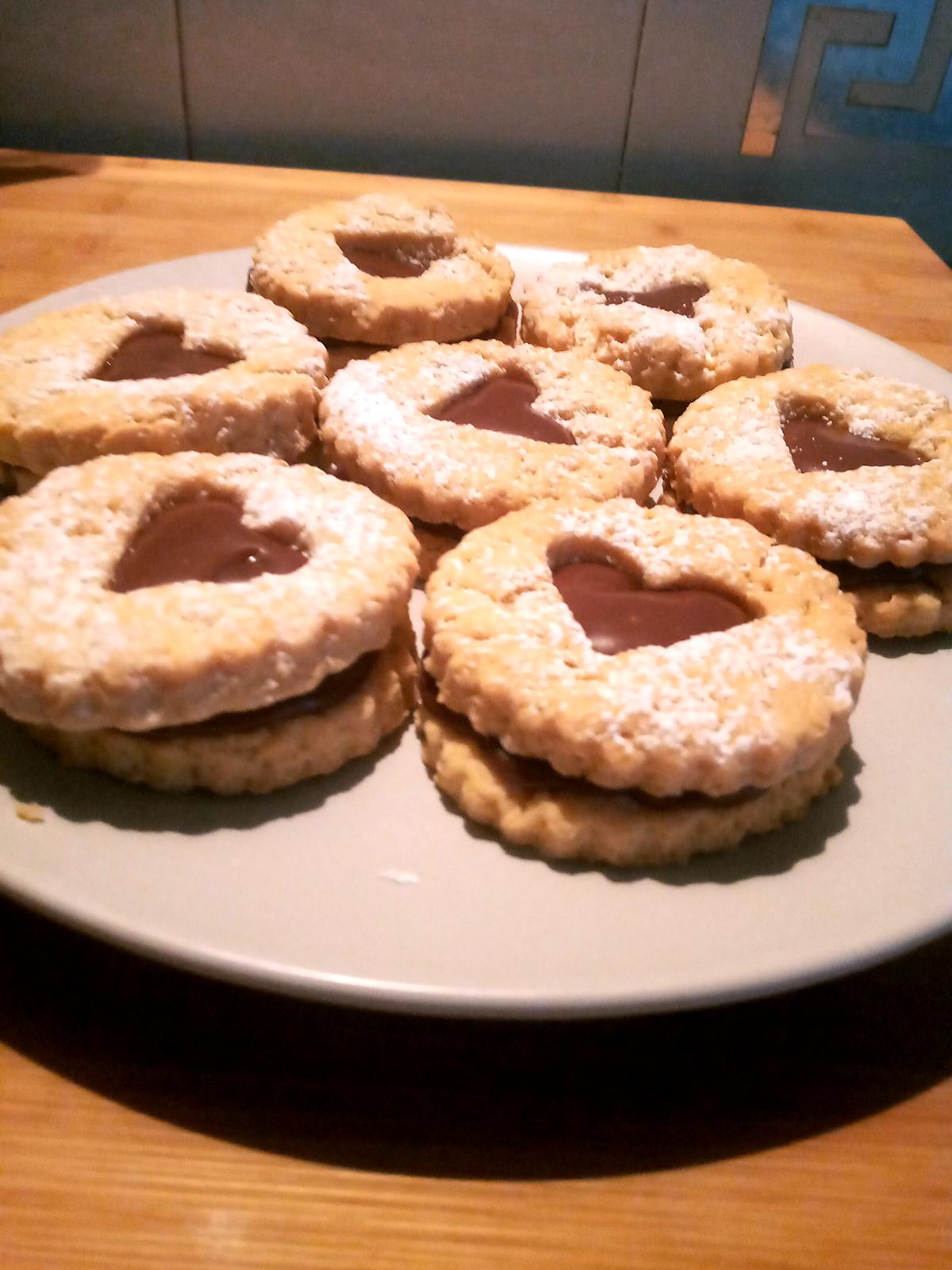 recette Lunettes sablées au chocolat