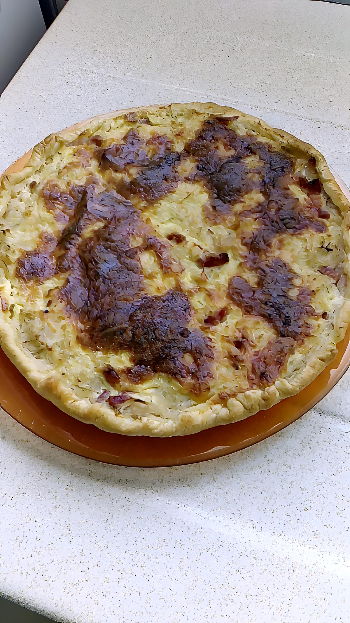 recette quiche a la choucroute