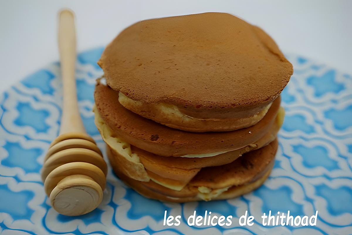 recette pancakes légers au fromage blanc