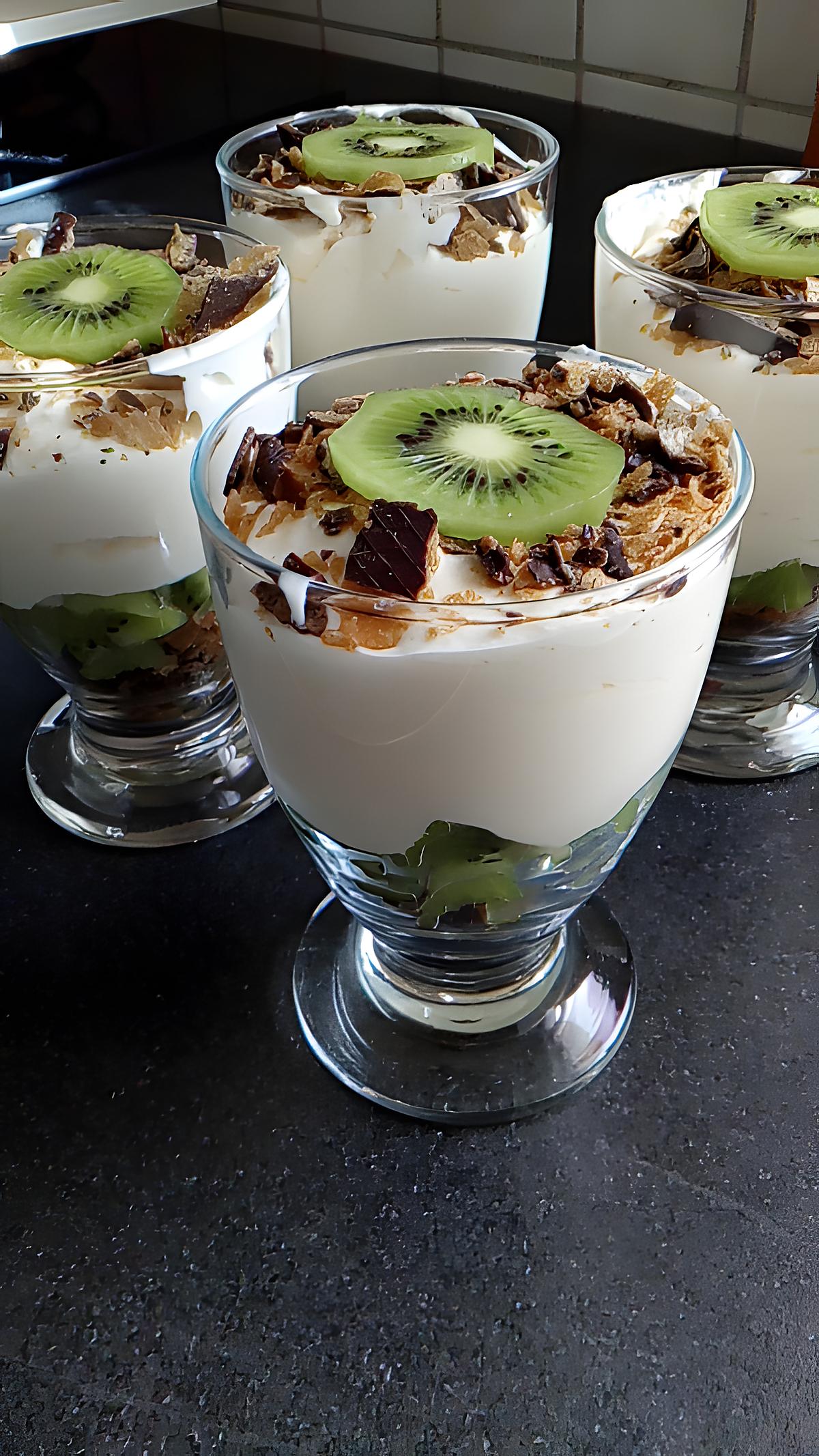 recette mousse au mascarpone et kiwi