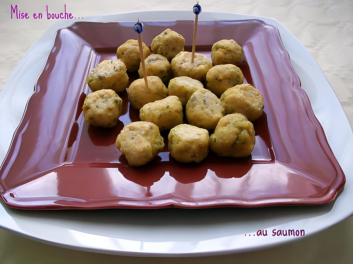 recette Mise en bouche au saumon