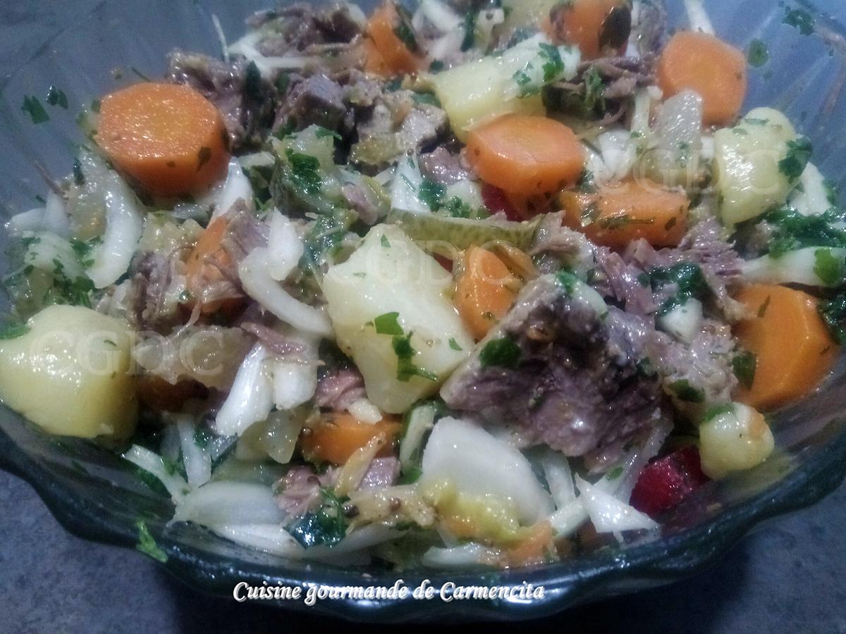 recette Salade de pot au feu à l'ancienne