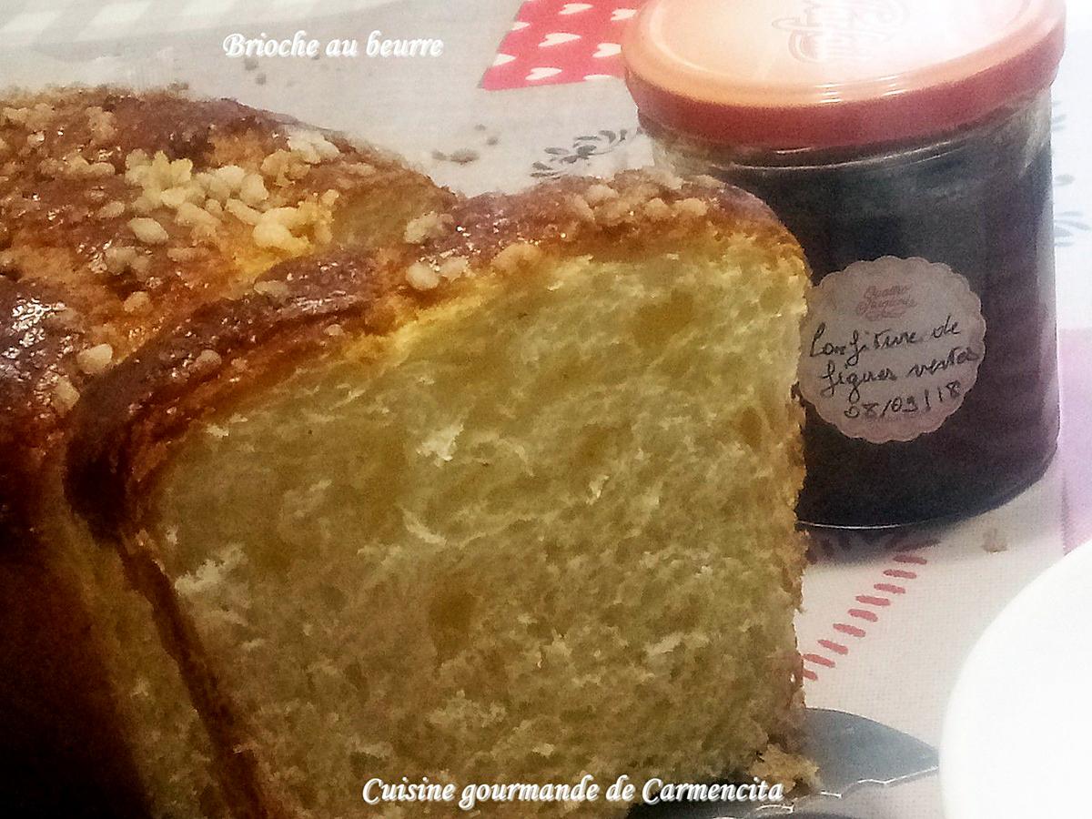 recette Brioche au beurre