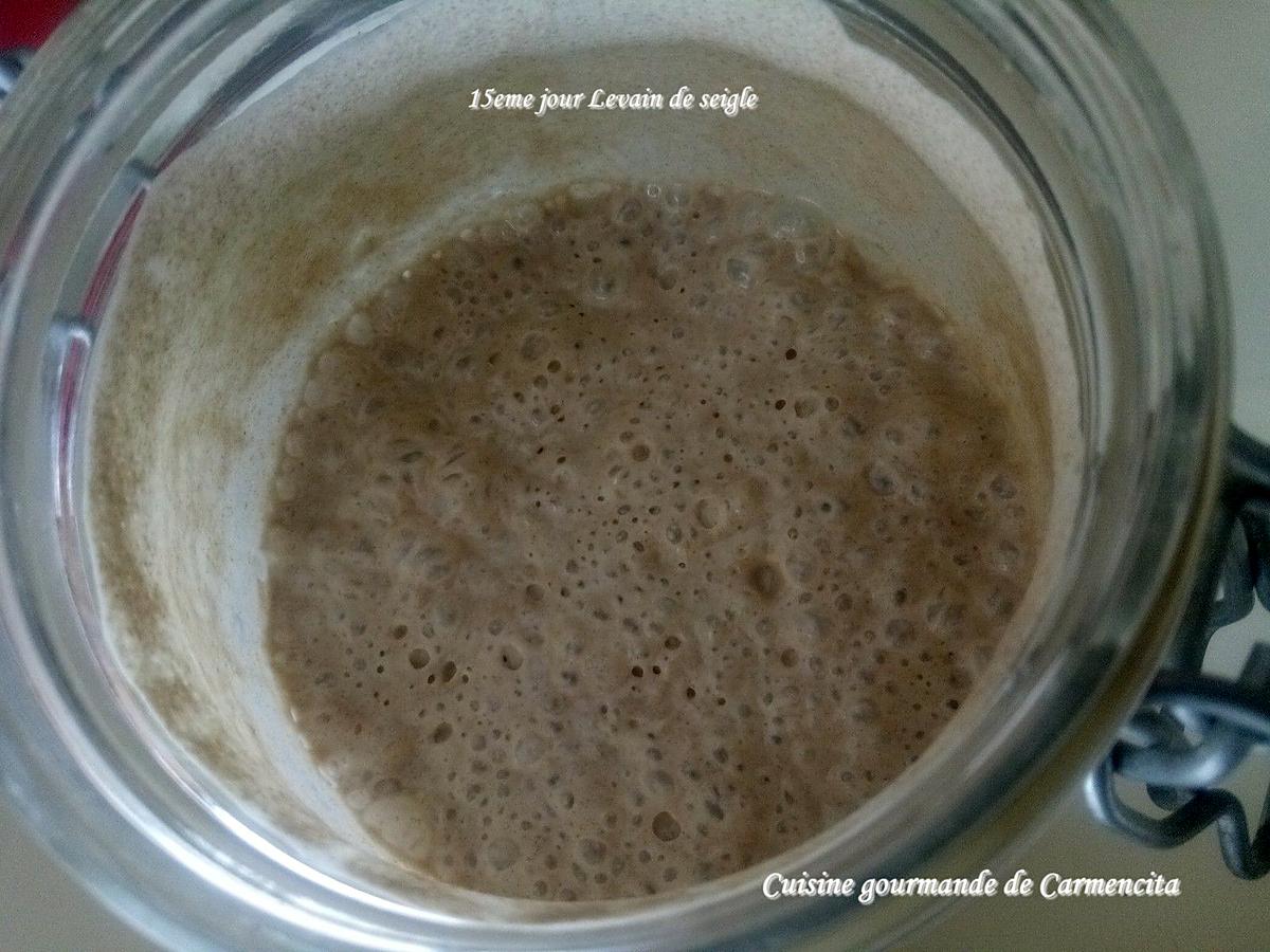 recette Levain de seigle fait maison