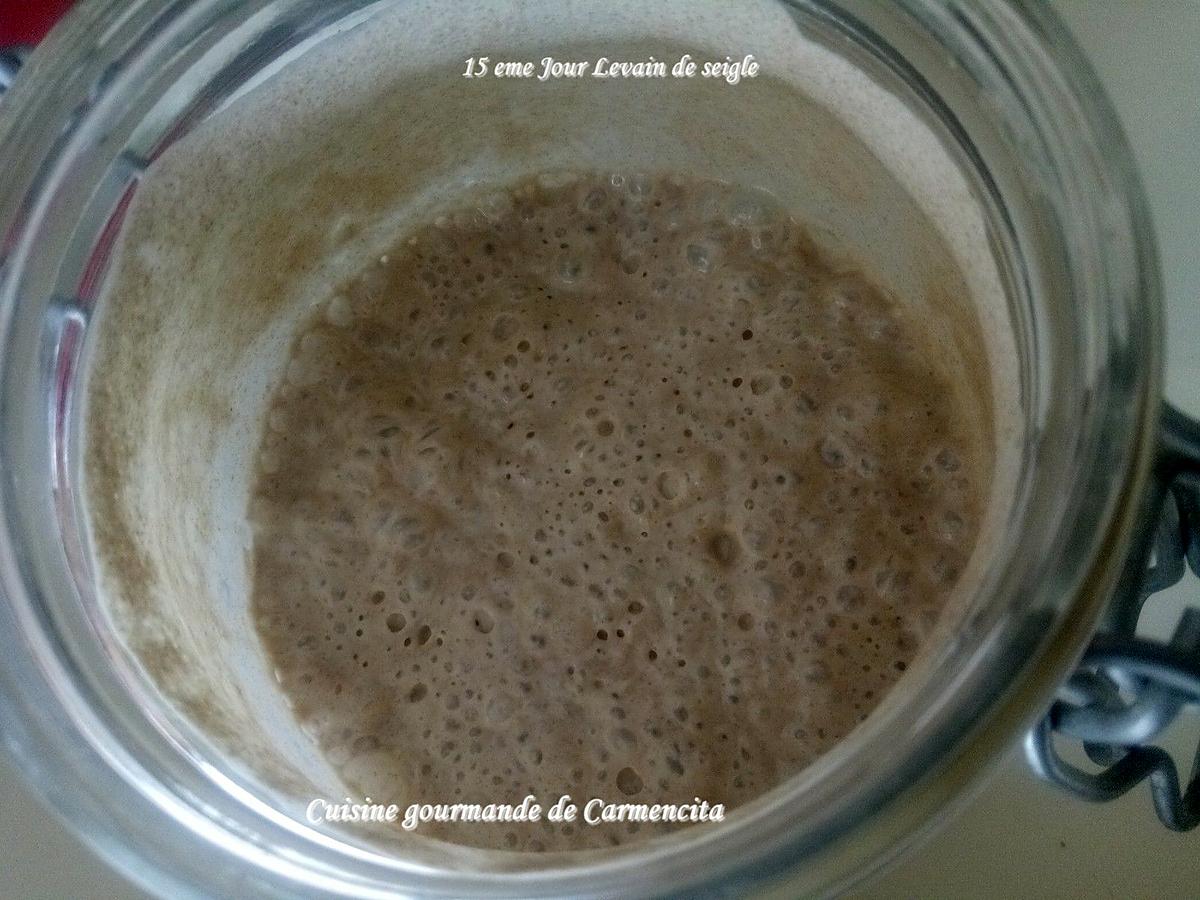 recette Levain de seigle fait maison