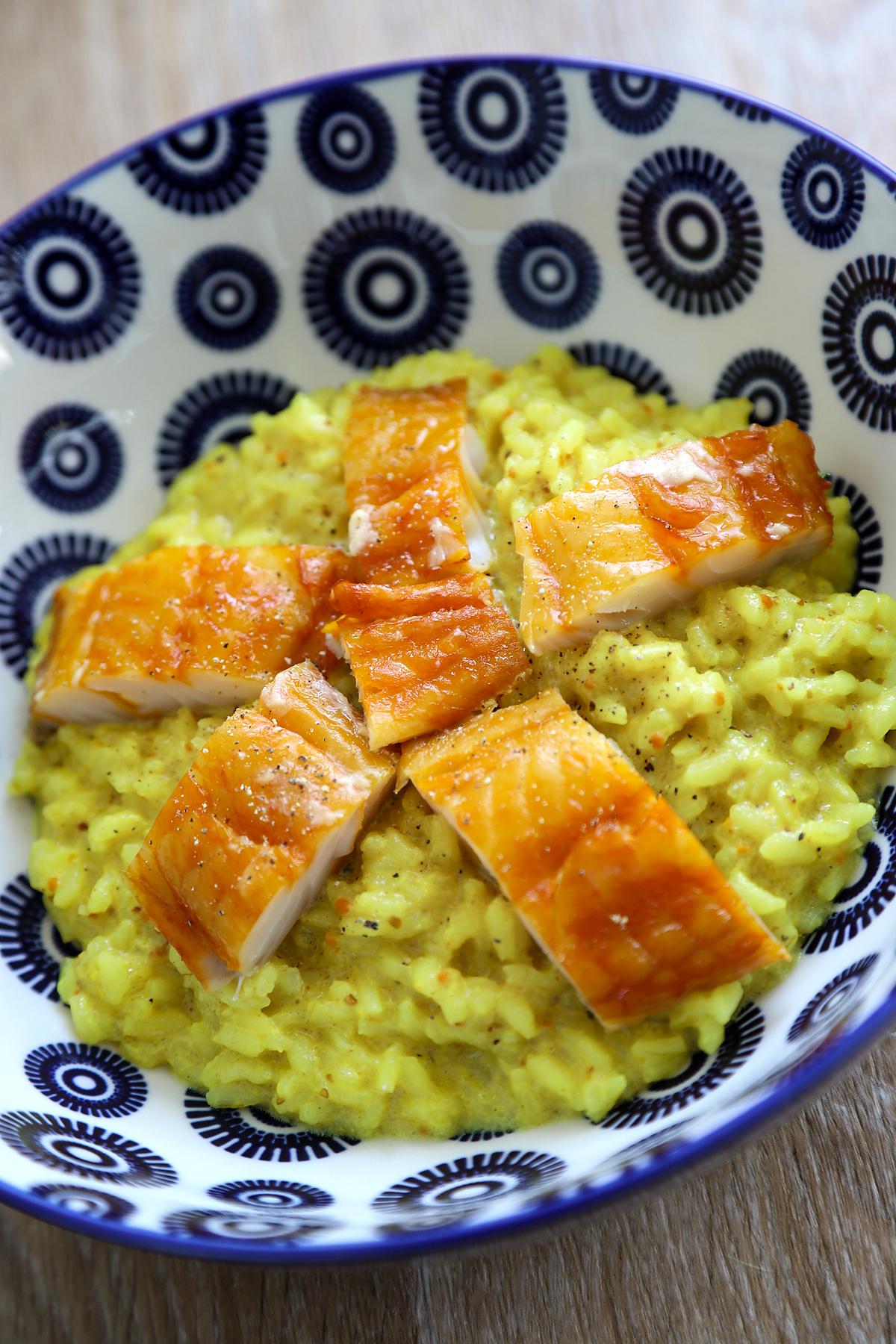 recette Risotto Curry et Haddock