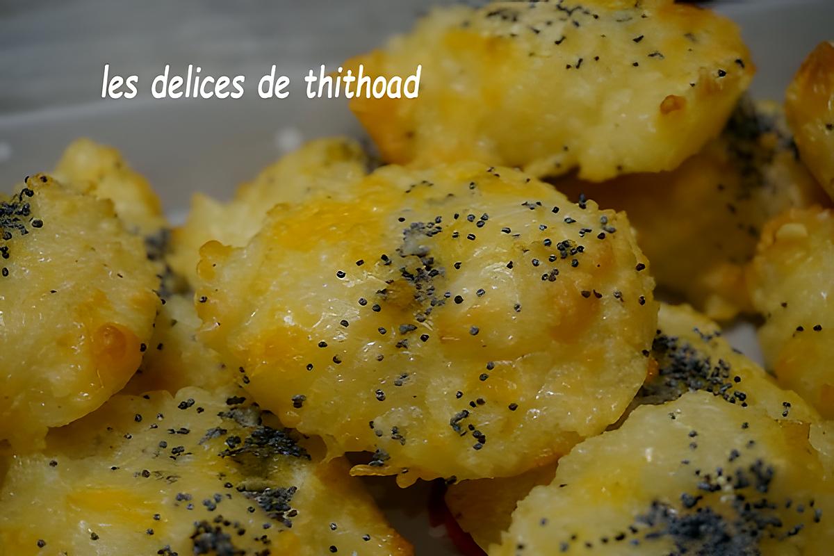 recette biscuits apéro aux 3 fromages