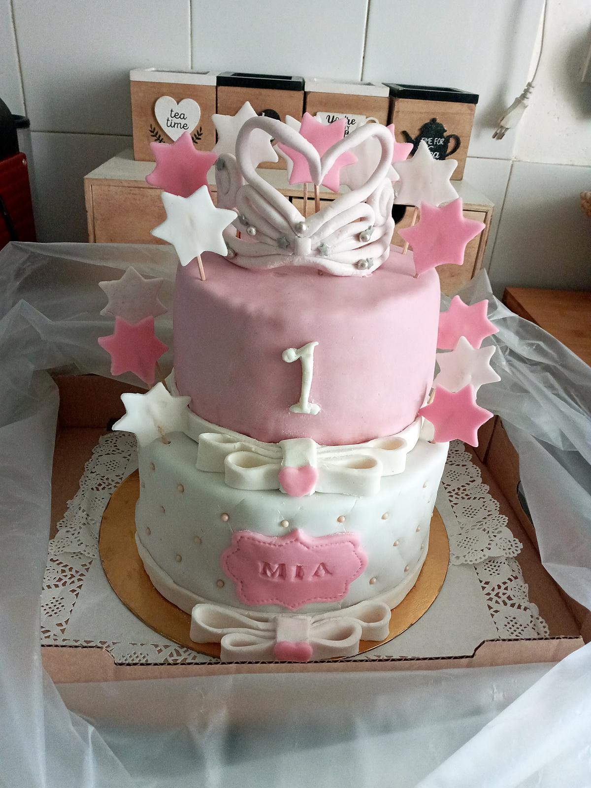 recette Gâteau anniversaire princesse
