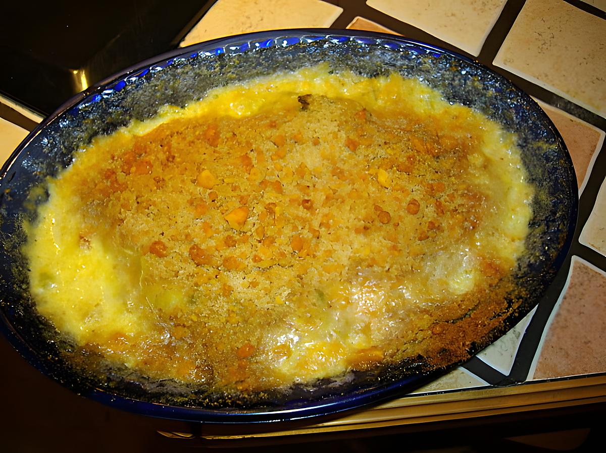 recette crumble de poireau au saumon